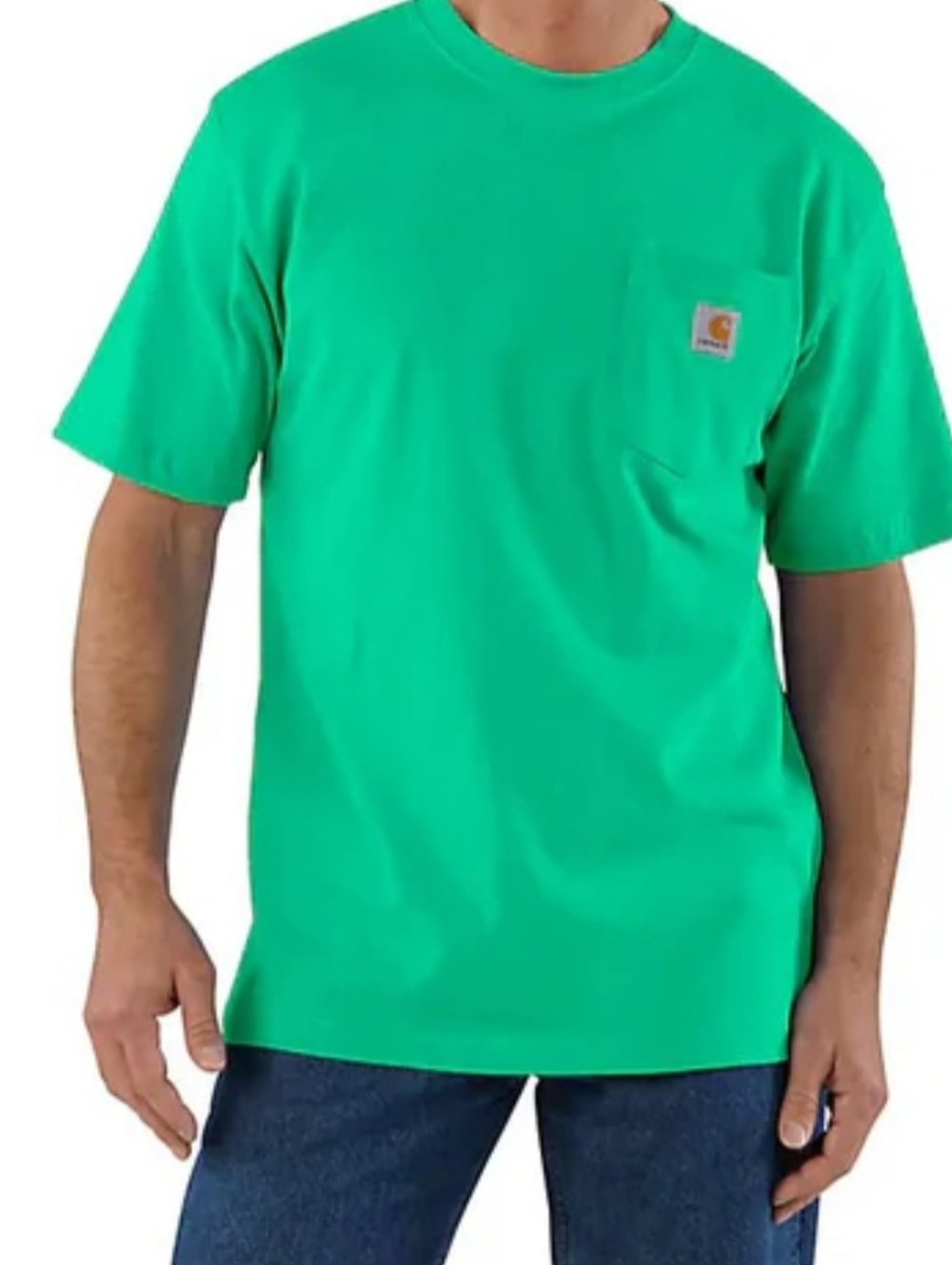 Carhartt Men's 2XL Tall, Loose Fit Heavyweight Short Sleeve T-shirt K87-M, NWT